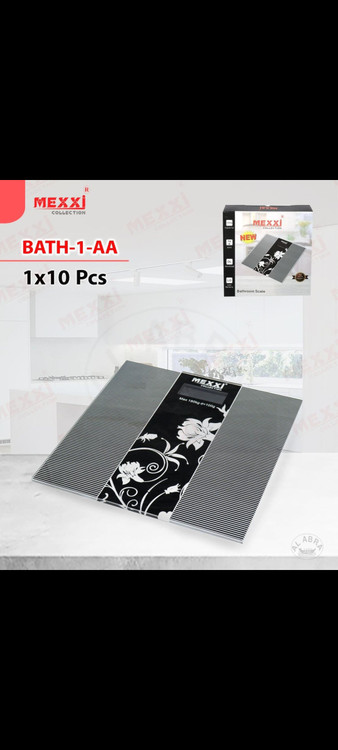 ترازو وزن کشی شیشه ای 180کیلو برند مکسی BATH-1-AA