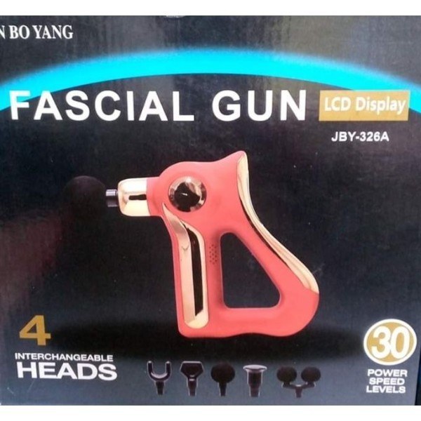 ماساژور تفنگی JBY-326A با ۴ سری شارژی