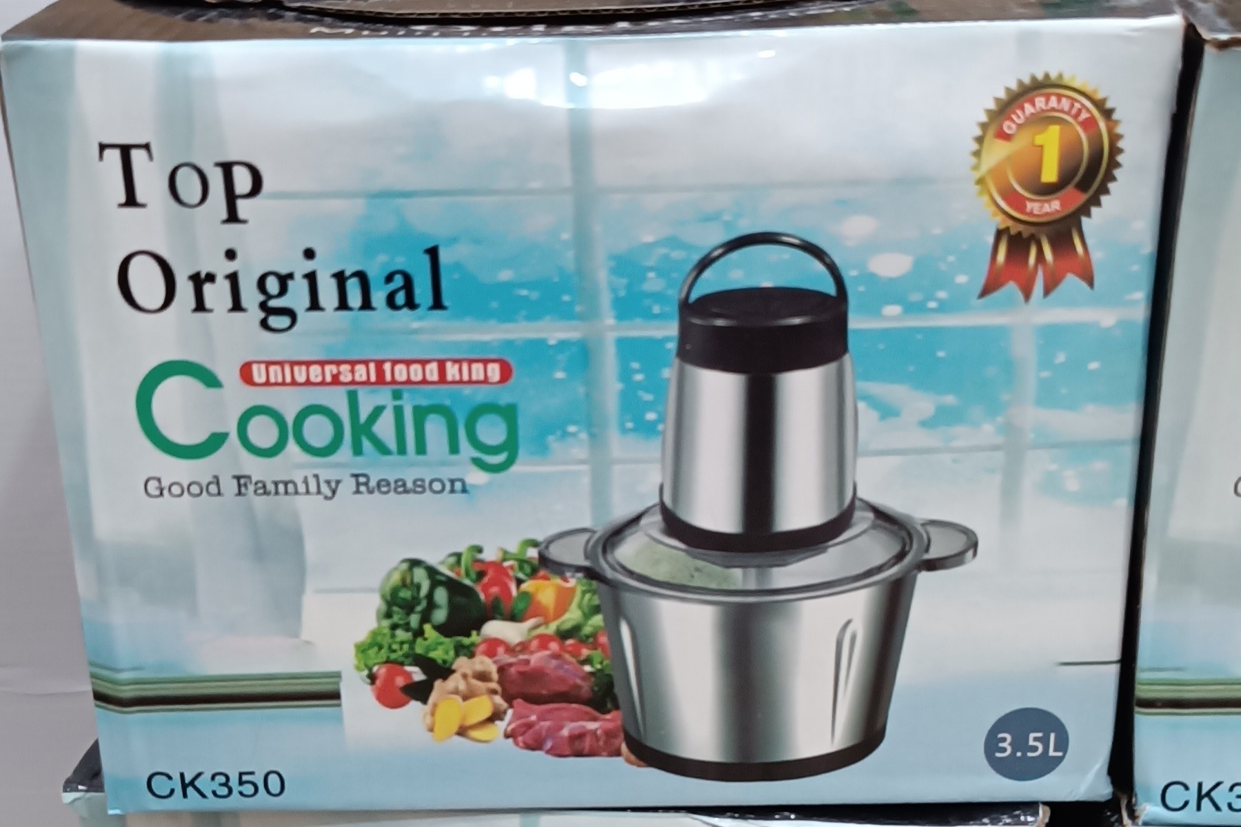 خردکن 3.5 لیتر کوکینگ 1200 وات cooking تاپ اورجینال CK350